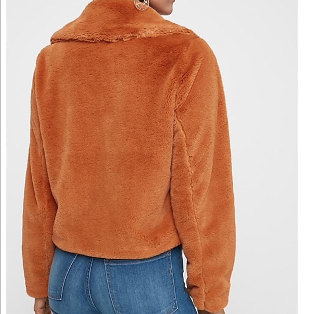 Express Supersoft Faux Fur Jacket (Aztec)